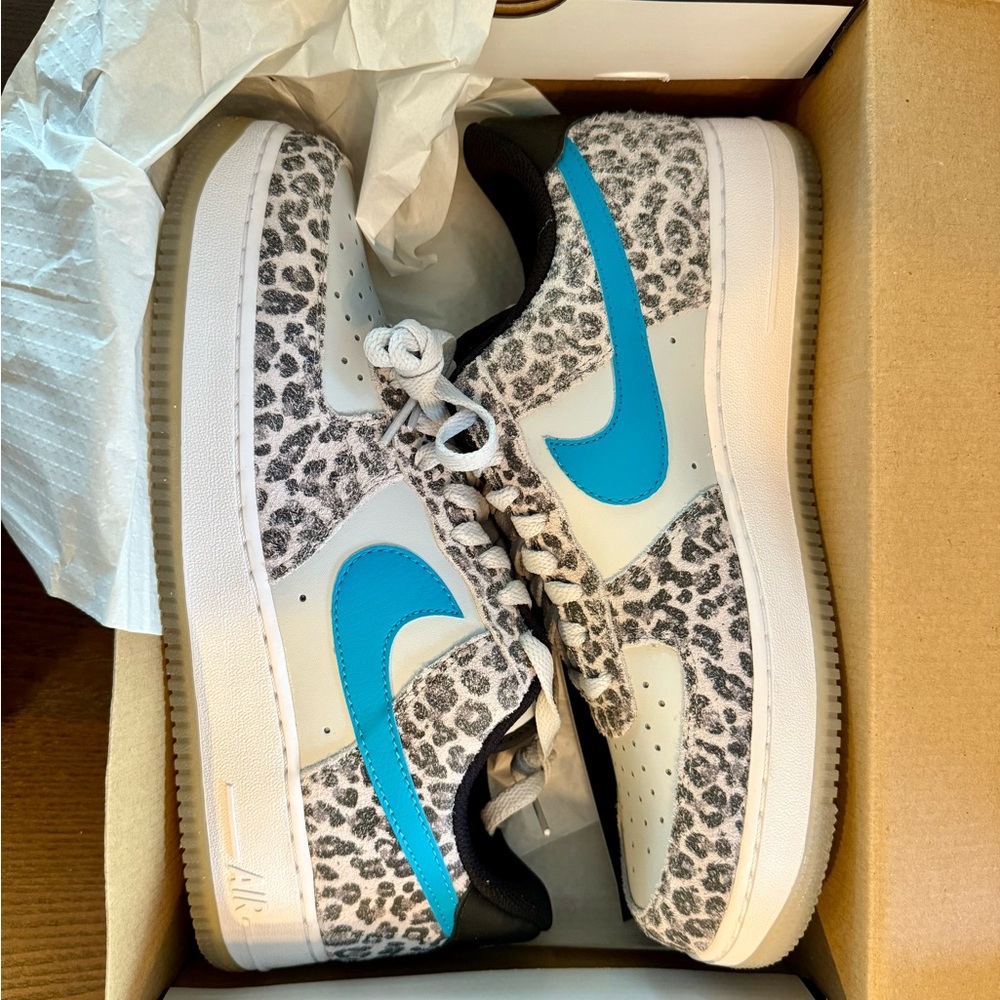 Nike Air Force One AF1 Snow Leopard New